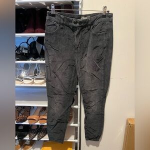 Free People Charcoal Ankle Jeans